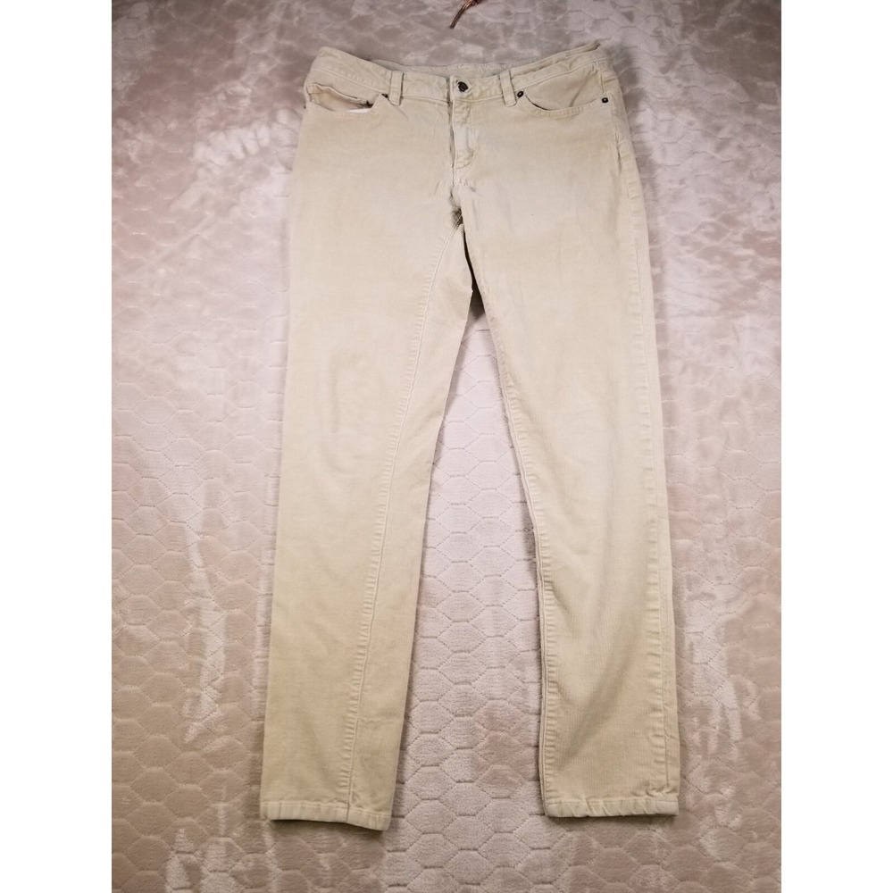 Patagonia Corduroy Pants Womens 31 Cream Slim Fit Organic Cotton Chino 31x30